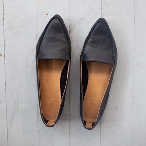 Black loafers